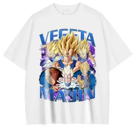Vegeta Majin Weiss T-shirt