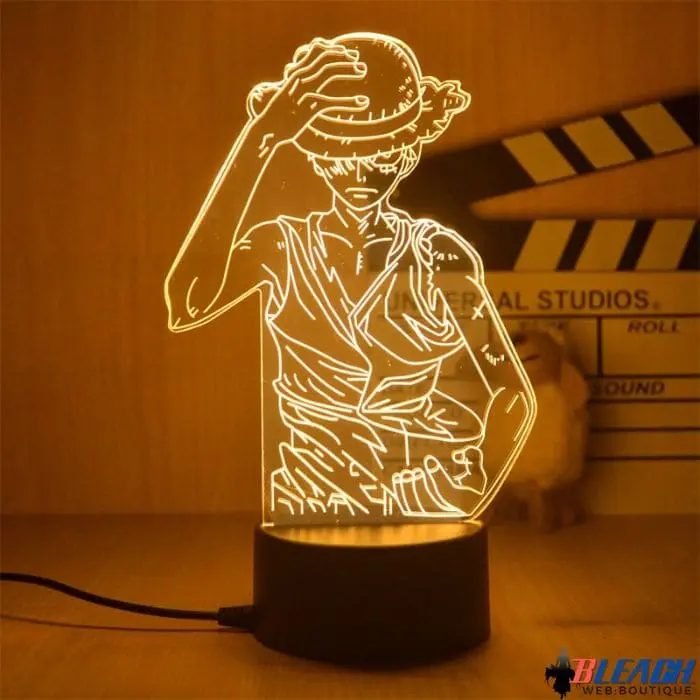 Veilleuse de manga multicolore One Piece Monkey D. Luffy