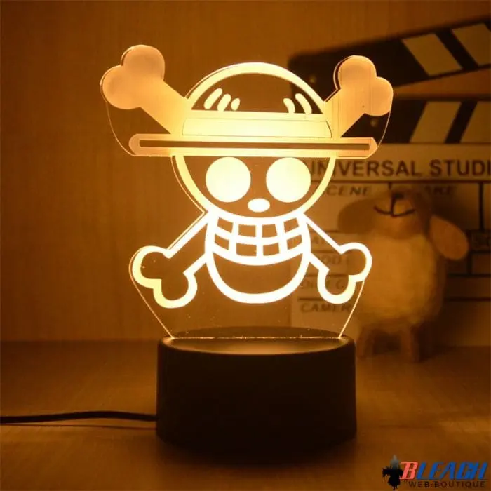 Veilleuse multicolore One Piece Chapeau de Paille