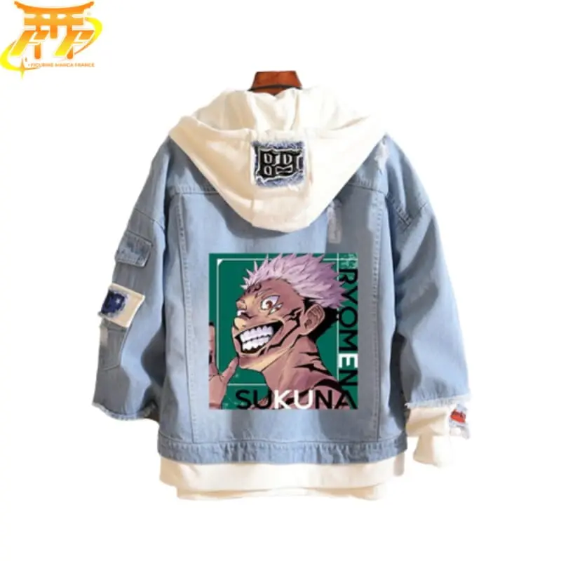 Veste en jean Ryomen Sukuna - Jujutsu Kaisen