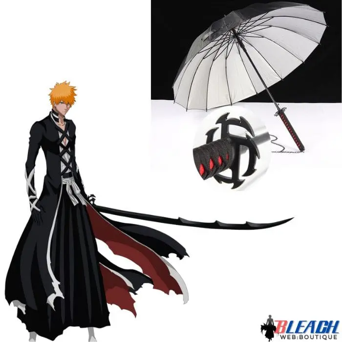 Zanpakuto Tensa Zangetsu Bankai, Parapluie à manche Bleach
