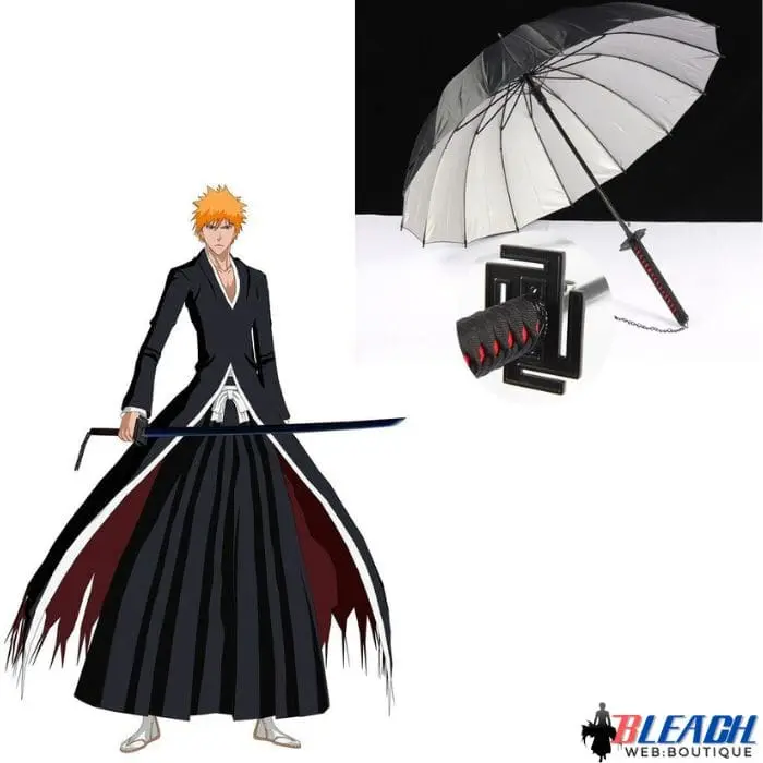 Zanpakuto Tensa Zangetsu, Parapluie à manche Bleach
